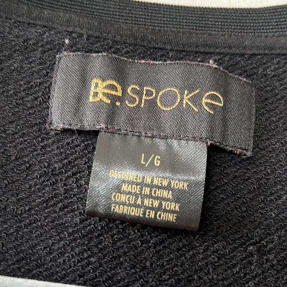 Be.Spoke Black Minimalist Cotton Blend unisex Streetwear T-Shirt - Picture 5 of 9